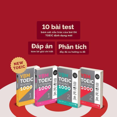 YBM Actual Toeic Tests LC 1000 Vol 1 - Bản Quyền