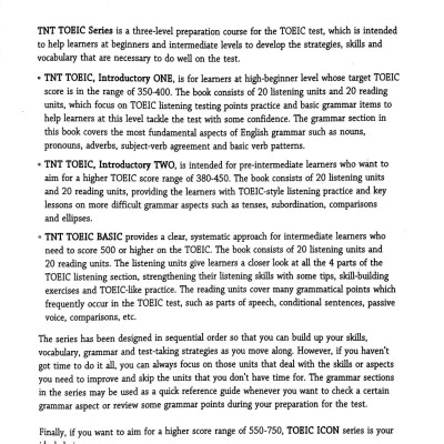 Introductory Course TNT - Toeic Volume TWO (Kèm CD)