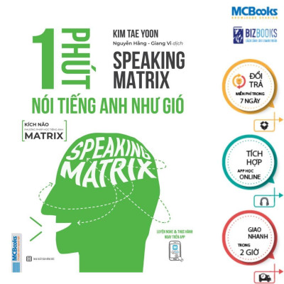 Sách - Speaking Matrix - 30 Giây Nói Tiếng Anh Như Gió + 1 Phút Nói Tiếng Anh Như Gió + 3 Phút Nói Tiếng Anh Như Gió - Combo 3 Cuốn - MCBooks