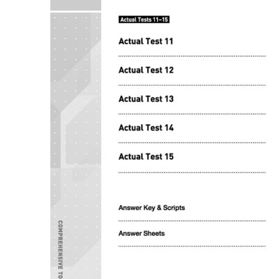 Comprehensive Toeic Training 1000 Practice Test Items (Vol 3) - Kèm CD