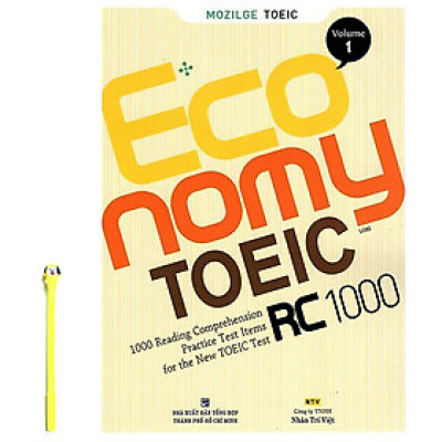  Economy TOEIC RC1000 Volume 1 ( Tặng Kèm Viết )