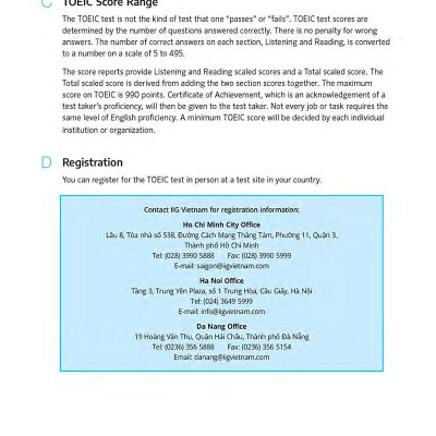 Abc Toeic LC (For The Revised Test Format 2019 In Viet Nam) (Kèm file MP3)