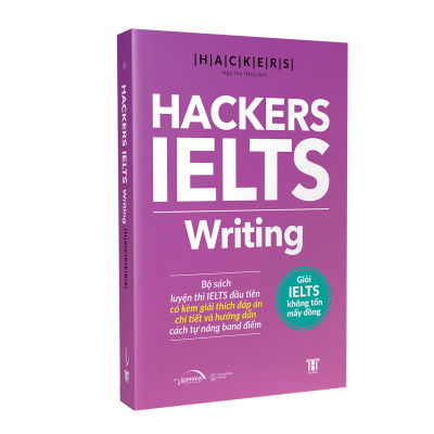 Combo bộ 4 cuốn Hackers Ielts: Chinh phục ielts 7.0 - Reading + Writing + Listening + Speaking [ThangLong Books]