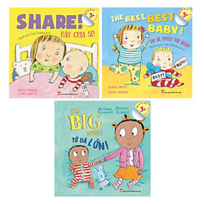 Combo Sách Dành Cho Em Bé Lớn (3-10 Tuổi) - Song Ngữ Anh-Việt - 3 Cuốn