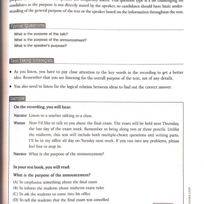 TOEFL Junior Listening (Kèm CD)