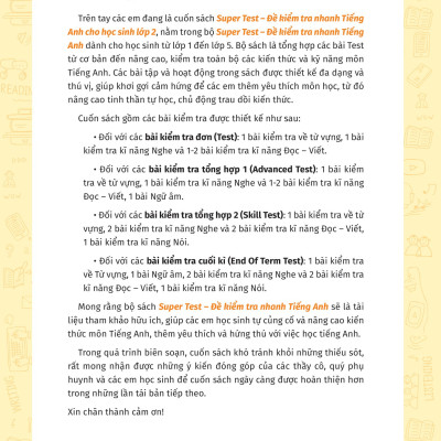 Super Test - Đề Kiểm Tra Nhanh Tiếng Anh Cho Học Sinh (Lớp 1-5) (MGB)