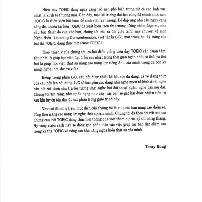 Longman New TOEIC Listening Comprehension (Kèm CD)