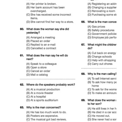 Comprehensive Toeic Training 1000 Practice Test Items (Vol 3) - Kèm CD