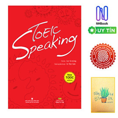 Sách Học Tiếng Anh - TOEIC Speaking - Kèn file Nghe -  Bìa Mềm - Nhân Trí Việt ( Tặng Kèm Sổ Tay Xương Rồng )