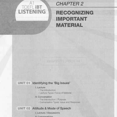 Sách - TOEFL iBT Listening (A1)