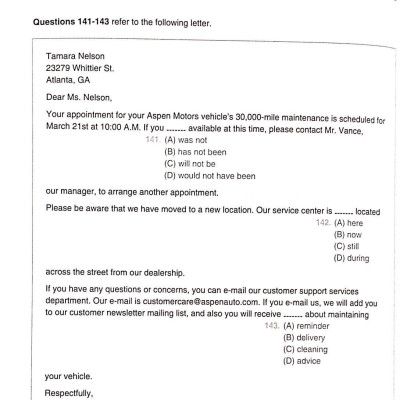 Essential Test For TOEIC RC 1000 Vol 2 (Không CD)