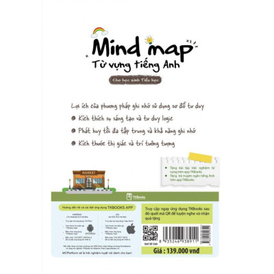Sách - Mindmap Từ Vựng Tiếng Anh Cho Học Sinh Tiểu Học - MCBooks