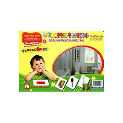Sách Flashcard Dạy Trẻ Theo Phương Pháp Glenn Doman - Đồ Dùng Trong Phòng Tắm