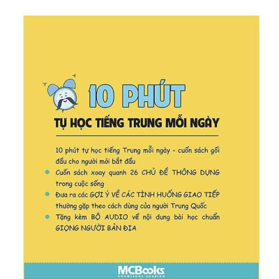 Sách - 10 Phút Tự Học Tiếng Trung Mỗi Ngày - MCBooks