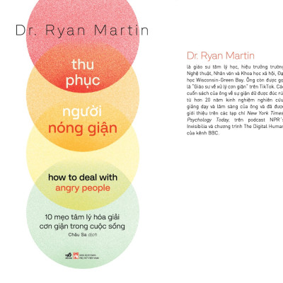 Sách - Thu phục người nóng giận (Dr.Ryan Martin) (Nhã Nam Official)