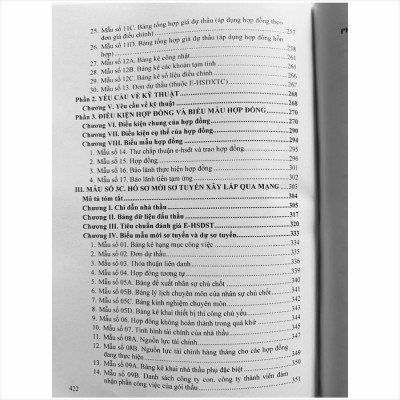 Sách Nghiệp Vụ Đấu Thầu Xây Lắp Qua Mạng – Mẫu Hồ Sơ Đấu Thầu - Thông tư 01/2024/TT-BKHĐT (V2452T)