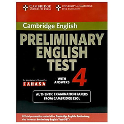 Cambridge Preliminary English Test 4 Student