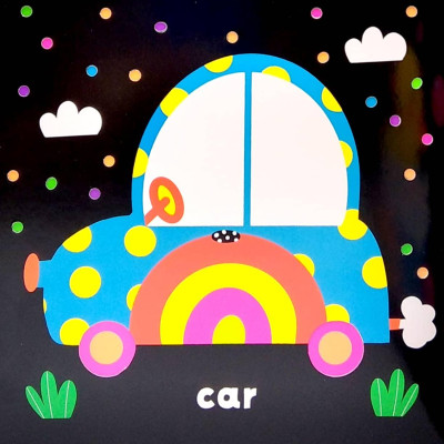 Neon Cut Outs - My First Book Of Words