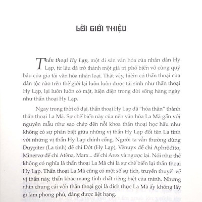 Thần Thoại Hy Lạp - Bìa Cứng (Tái Bản 2024)