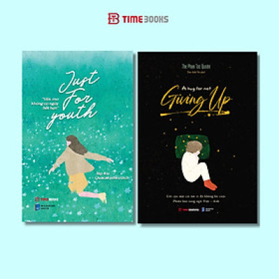 Combo 3 cuốn sách song ngữ Just For Youth +  A Hug For Not Giving Up + The Journal To Grow Up