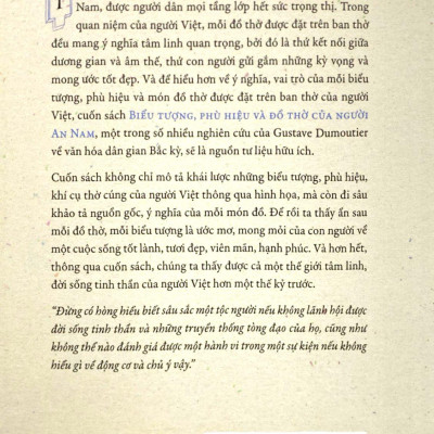 Sách - Biểu Tượng, Phù Hiệu Và Đồ Thờ Của Người An Nam