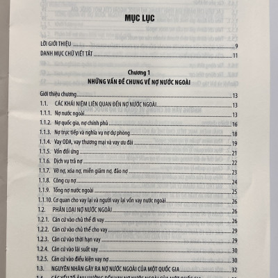 Sách - Giáo Trình Quản Lý Nợ Nước Ngoài