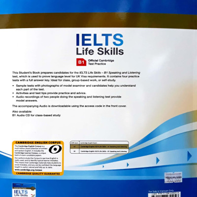 IELTS Life Skills Official Cambridge Test Practice B1 Student