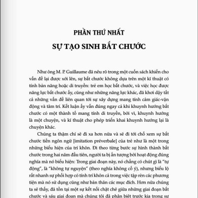 Sự hình thành biểu tượng ở trẻ em - Jean Piaget - Casa Sunshine