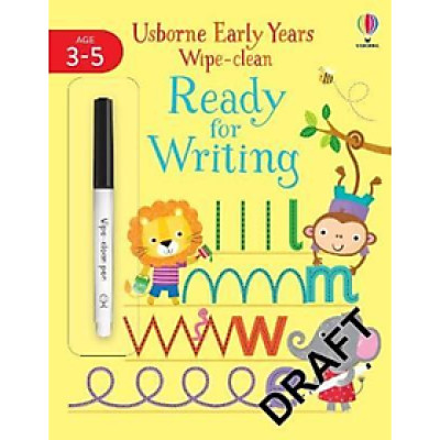 Sách tẩy xóa tiếng Anh- Ready for Writting 3-5 age