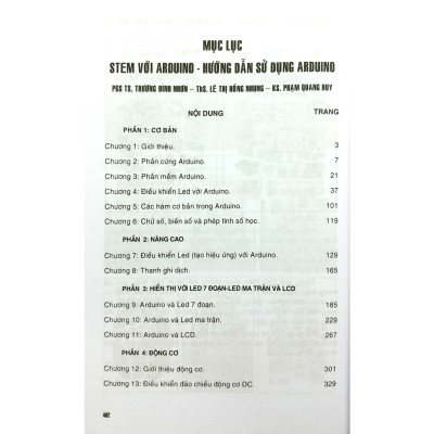 Sách - STEM Với Arduino - Hướng Dẫn Sử Dụng ARDUINO