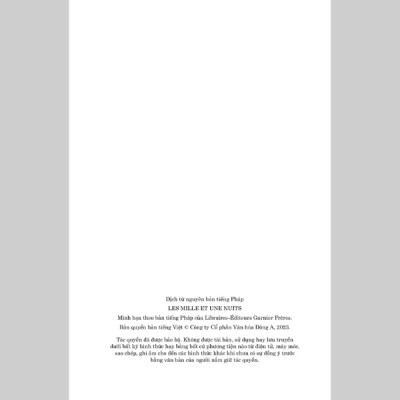 Văn Học Cổ Điển - Nghìn Lẻ Một Đêm - Những Truyện Hay Chọn Lọc