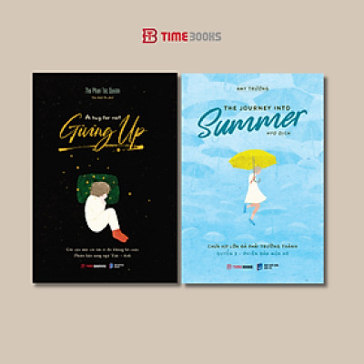 Combo Sách song ngữ A Hug For Not Giving Up + The Journey Of Youth + The Journey Into Summer + The Journal To Grow Up