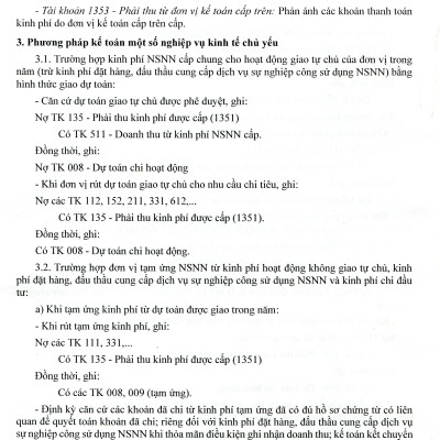 Chế Độ Kế Toán Hành Chính, Sự Nghiệp (theo Thông tư 24/2024/TT-BTC ngày 17/4/2024 của Bộ trưởng Bộ Tài chính)