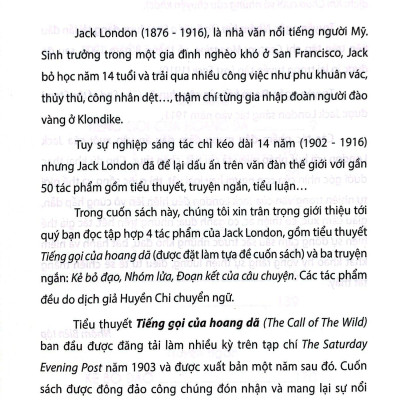 Tiếng Gọi Của Hoang Dã - Bìa Cứng