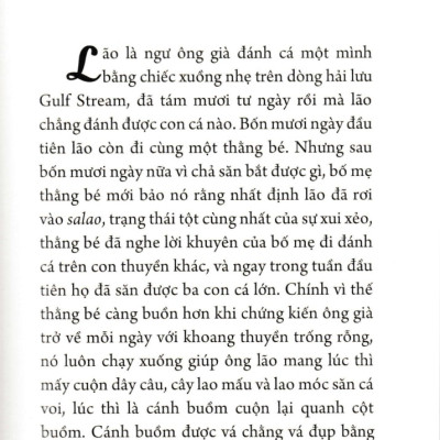Ông Già Và Biển Cả (Sbooks) 