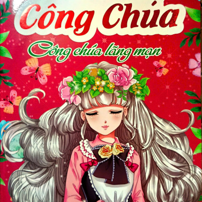 Combo Bộ Bóc Dán Công Chúa Xinh Đẹp - Bộ 9 Cuốn + Tặng Túi Mù Ngẫu Nhiên
