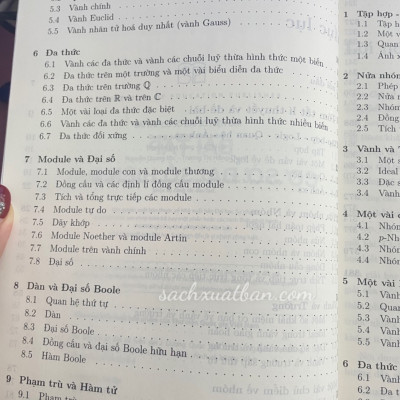 Sách Bài Tập Cơ Sở Đại Số Hiện Đại