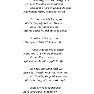 Ca Dao Việt Nam Tuyển Chọn 