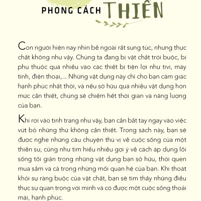 Sống Tối Giản Phong Cách Thiền - Vanlangbooks