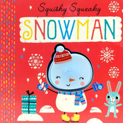 Xmas Silicon Squeaky Books - Snowman