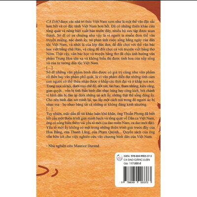 Ca Dao Giảng Luận