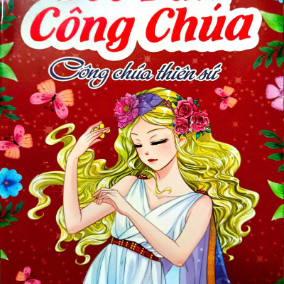 Combo Bộ Bóc Dán Công Chúa Xinh Đẹp - Bộ 9 Cuốn + Tặng Túi Mù Ngẫu Nhiên