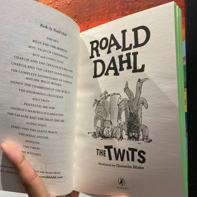 Sách - The Twits by Roald Dahl, Quentin Blake (Illustrator) - Sách thiếu nhi tiếng Anh nhập khẩu UK
