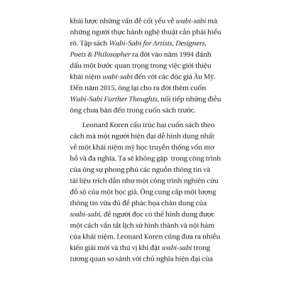 Wabi-Sabi - Tập 2 - Những Suy Nghĩ Thêm