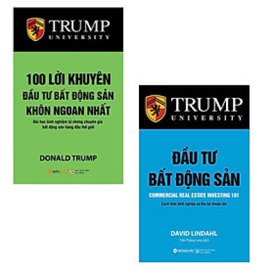 Sách Combo 100 Lời Khuyên Đầu Tư Bất Động Sản Khôn Ngoan Nhất + Đầu Tư Bất Động Sản - Alphabooks - BẢN QUYỀN