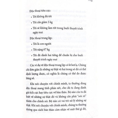 Bí Kíp Độc Thoại - Self Talk - Vanlangbooks