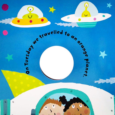 Die-cut Book - Up In Space!