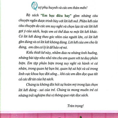 Em Học Điều Hay: Yêu Thương Gia Đình