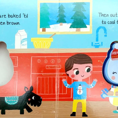 Xmas Silicon Squeaky Books - Snowman