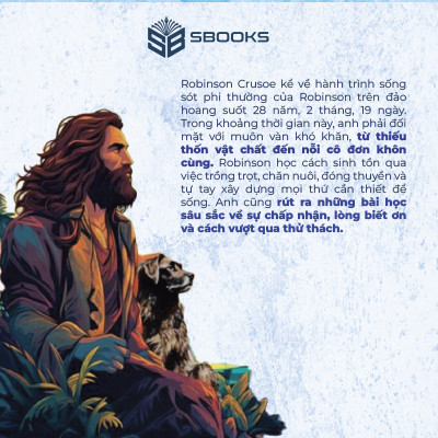 Sách - Robinson Crusoe (Daniel Defoe) - SBOOKS